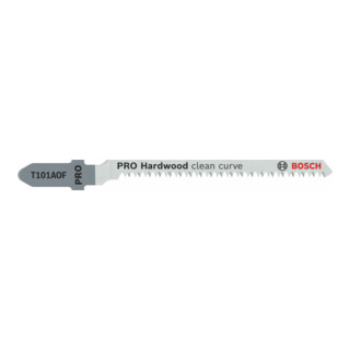 Bosch PRO Lame de scie sauteuse courbe Hardwood clean T101AOF, 83 mm, 2 pcs