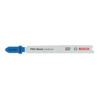 Bosch PRO Lame de scie sauteuse métal moyenne T121AFC, 92 mm, 2 pcs