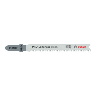 Bosch PRO Lame de scie sauteuse pour stratifié T101BIF, 83 mm, 2 pcs