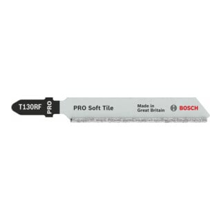 Bosch PRO Lame de scie sauteuse Soft Tile T130RF, 83 mm, 2 pcs