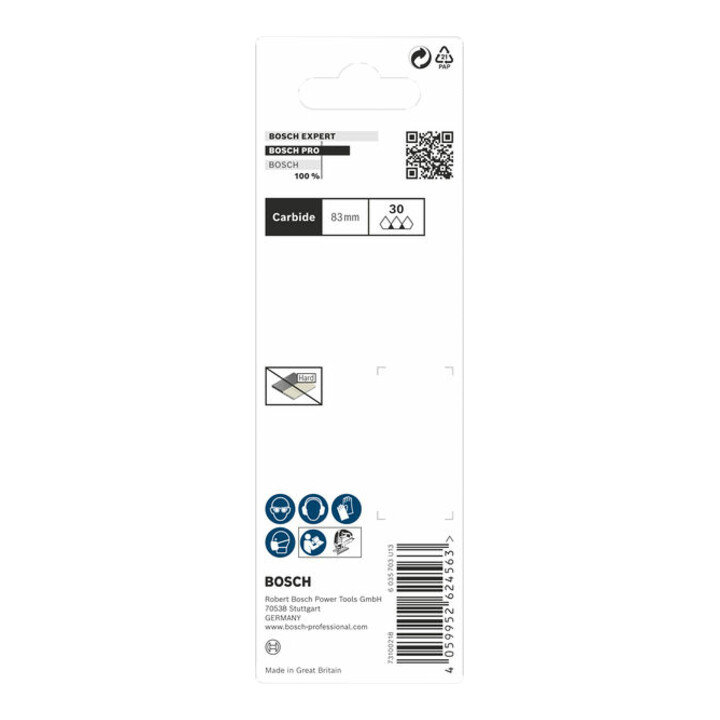 Bosch PRO Lame de scie sauteuse Soft Tile T130RF, 83 mm, 2 pcs