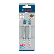 Bosch PRO Lame de scie sauteuse T101BF pour bois dur, 100 mm, 2 pcs-2