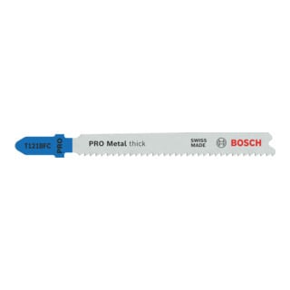 Bosch PRO Lame de scie sauteuse T121BFC métal épais, 92 mm, 2 pcs