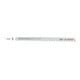 Bosch PRO Lames de scie sauteuse Multi Matériaux épaisses et fines T345XF, 132 mm, 2 pcs-1