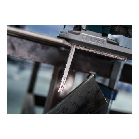 Bosch PRO Lames de scie sauteuse Multi Matériaux épaisses et fines T345XF, 132 mm, 2 pcs