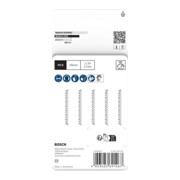 Bosch PRO Lames de scie sauteuse T102H pour plastique PVC, 100 mm, 5 pièces-5