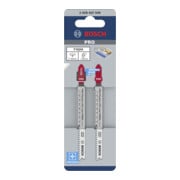 Bosch PRO Lames de scie sauteuse T102H pour PVC Plastique, 100 mm, 2 pièces-2