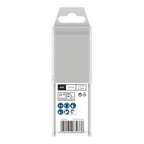 Bosch PRO Lames de scie sauteuse T321AF pour métal, 132 mm, 25 pcs