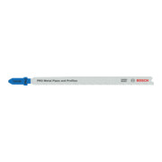 Bosch PRO Lames de scie sauteuse T321AF pour tubes et profilés métal, 132 mm, 2 pcs