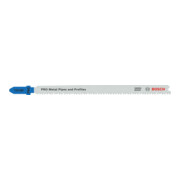 Bosch PRO Lames de scie sauteuse T321BF pour métal, 132 mm, 2 pcs