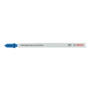 Bosch PRO Lames de scie sauteuse T321BF pour métaux et profilés, 132 mm, 25 pcs