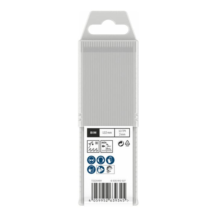 Bosch PRO Lames de scie sauteuse T321BF pour métaux et profilés, 132 mm, 25 pcs