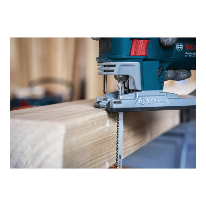 Bosch PRO Lames de scie sauteuse T344DF pour bois dur, 152 mm, 25 pcs