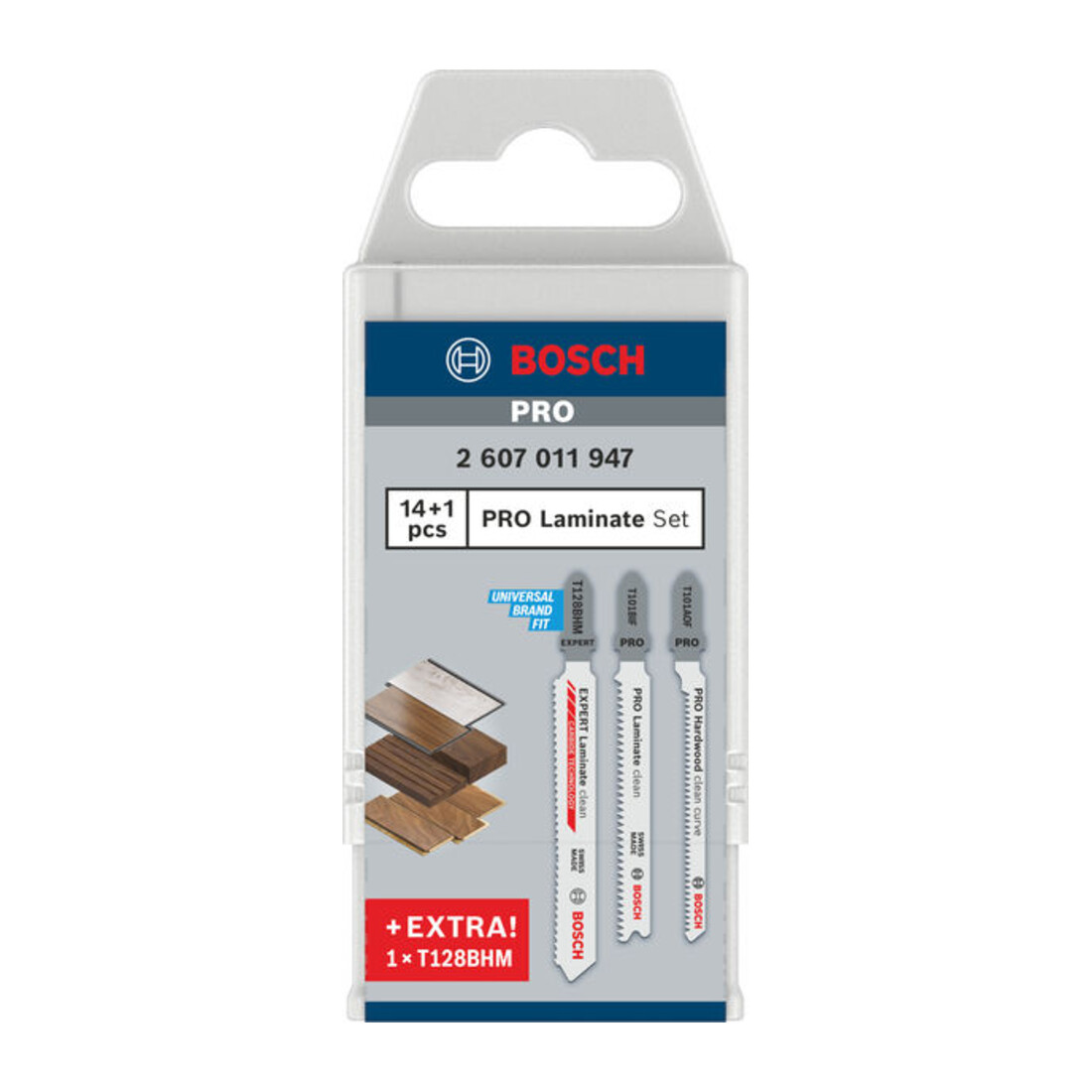 Bosch PRO Laminate Stichsägeblatt Set, 15tlg.