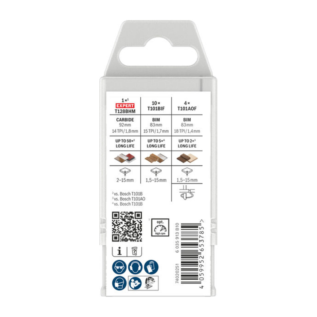 Bosch PRO Laminate Stichsägeblatt Set, 15tlg.