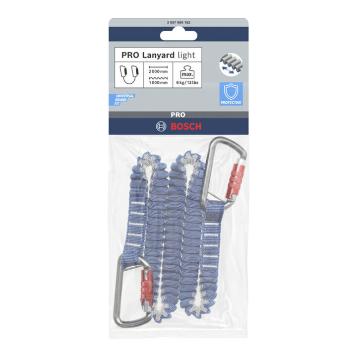Bosch PRO Licht draagband, 6 kg, 2 karabijnhaken