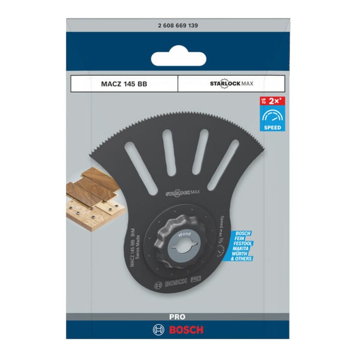 Bosch PRO MACZ 145 BB Blatt für Multifunktionswerkzeuge, 100 x 50 mm