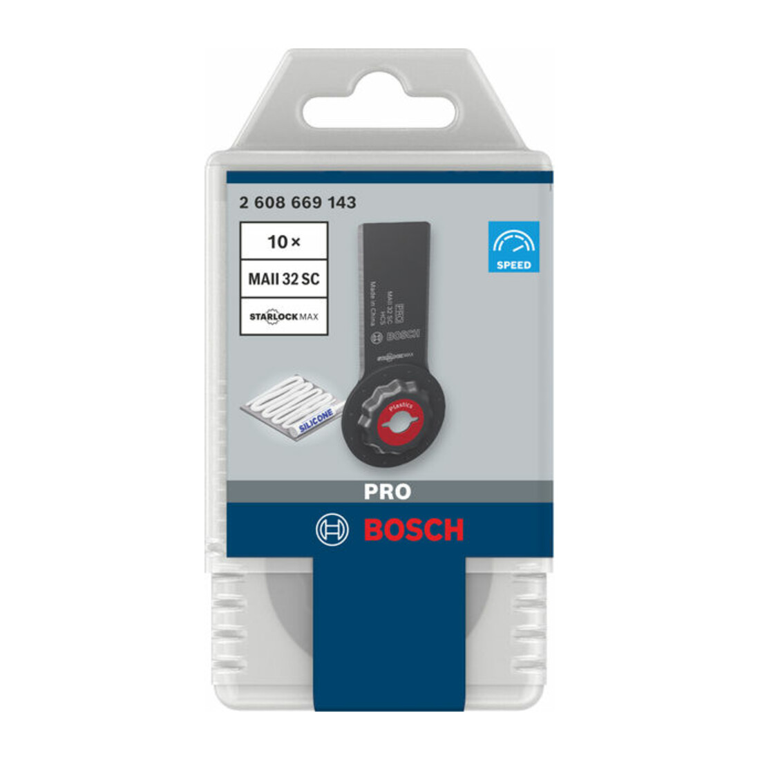 Bosch PRO MAII 32 SC Blatt für Multifunktionswerkzeuge, 32 x 55 mm, 10-tlg.