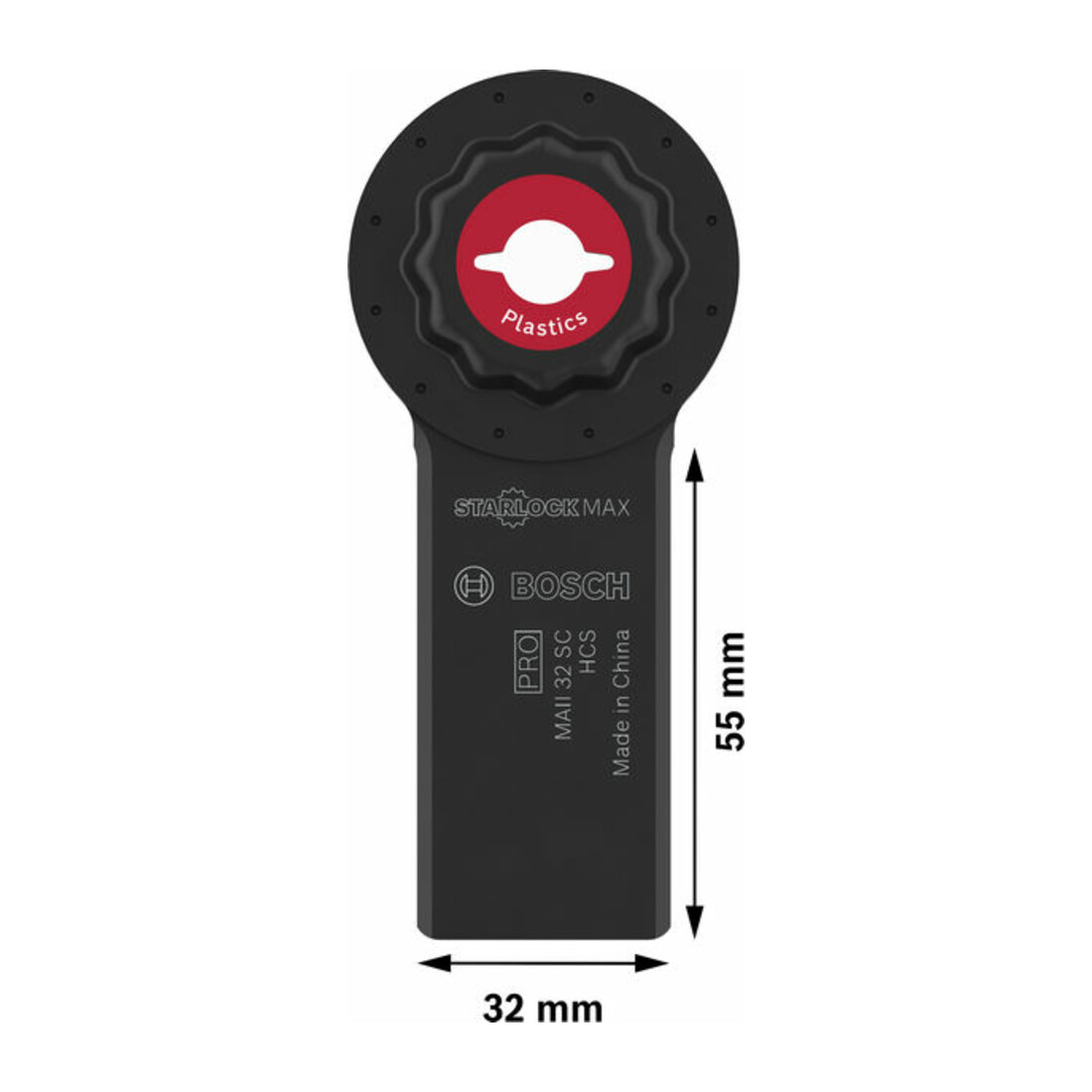 Bosch PRO MAII 32 SC Blatt für Multifunktionswerkzeuge, 32 x 55 mm