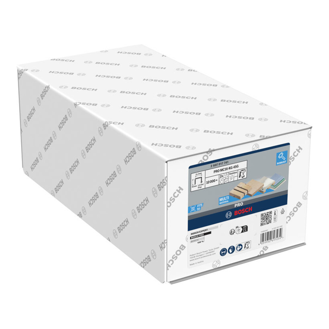 Bosch PRO MC16-KG 45G graffa a corona con dorso medio, 1,6/16 g, 45 mm