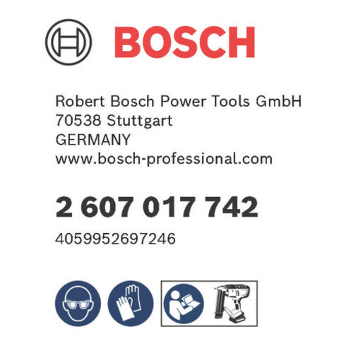 Bosch PRO MC16-KG 50G Kronenklammer mit mittlerem Rücken, 1,6/16 g, 50 mm