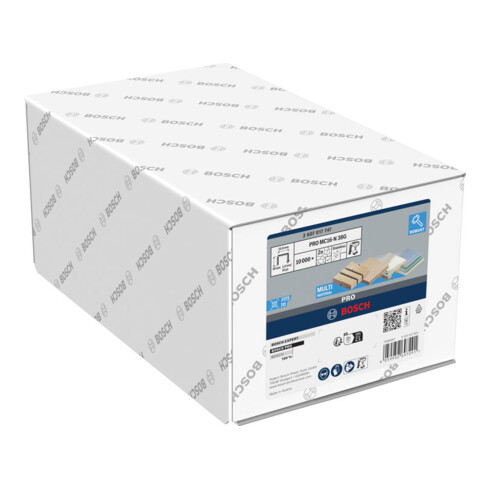 Bosch PRO MC16-N 38G agrafes couronnes avec dos moyen, 1,6/16 g, 38 mm
