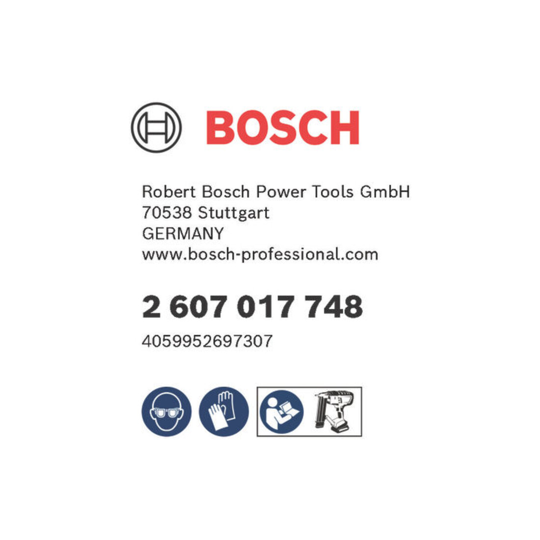 Bosch PRO MC16-N 44G graffette a corona con schiena media, 1,6/16 g, 44 mm