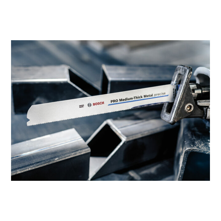 Bosch PRO Medium-Thick Metal precise S1137BEF Säbelsägeblatt, 1,1x25x225 mm, 25-tlg.