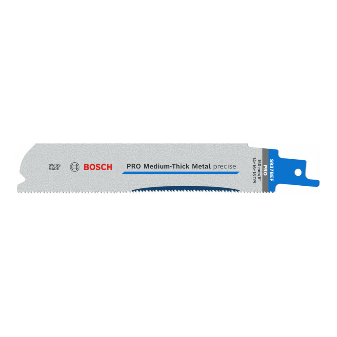 Bosch PRO Medium-Thick Metal precise S937BEF Säbelsägeblatt, 1,1x25x150 mm, 25-tlg.