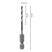 Bosch PRO Metaal HSS-G Impact spiraalboor, 2,5 x 30 x 69 mm-4