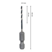 Bosch PRO Metaal HSS-G Impact spiraalboor, 2 x 24 x 60 mm-4