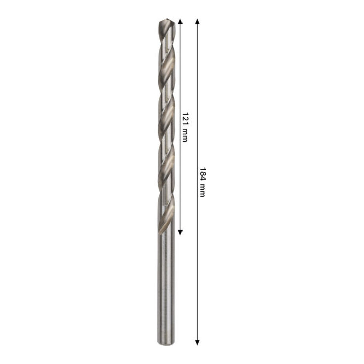 Bosch PRO Metaal HSS-G Spiraalboor, 10 x 121 x 184 mm