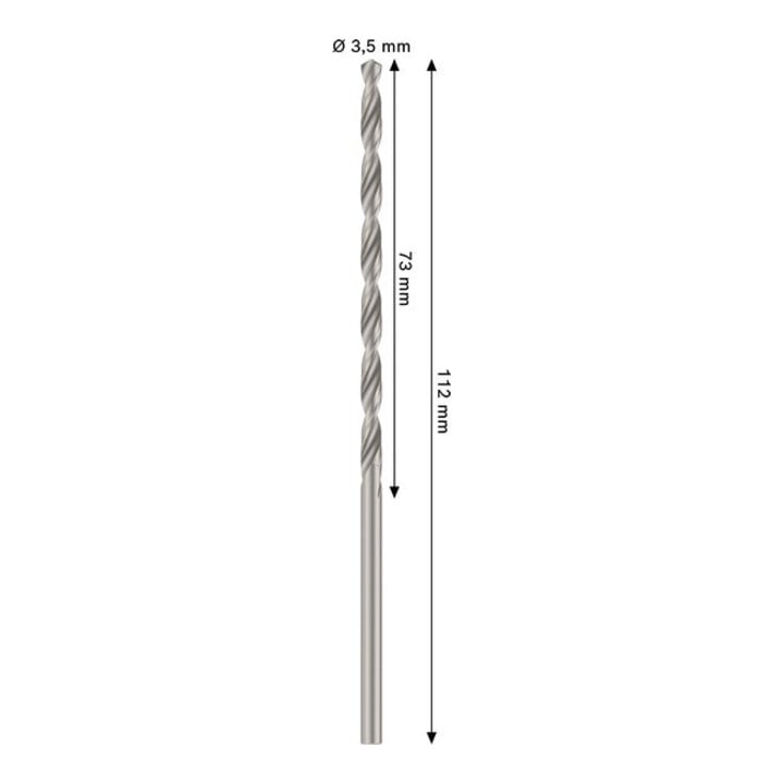 Bosch PRO Metaal HSS-G spiraalboor, 3,5 x 73 x 112 mm