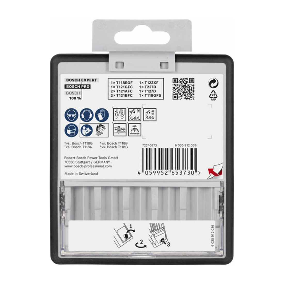 Bosch PRO Metal and Alu Stichsägeblatt Set, 92 mm, 10-tlg.