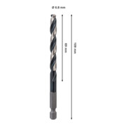 Bosch PRO Metal HSS-G Impact Spiralbohrer, 6,8 x 69 x 109 mm-4