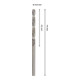 Bosch PRO Metal HSS-G Spiralbohrer, 3,8 x 43 x 75 mm