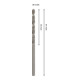 Bosch PRO Metal HSS-G Spiralbohrer, 3 x 33 x 61 mm
