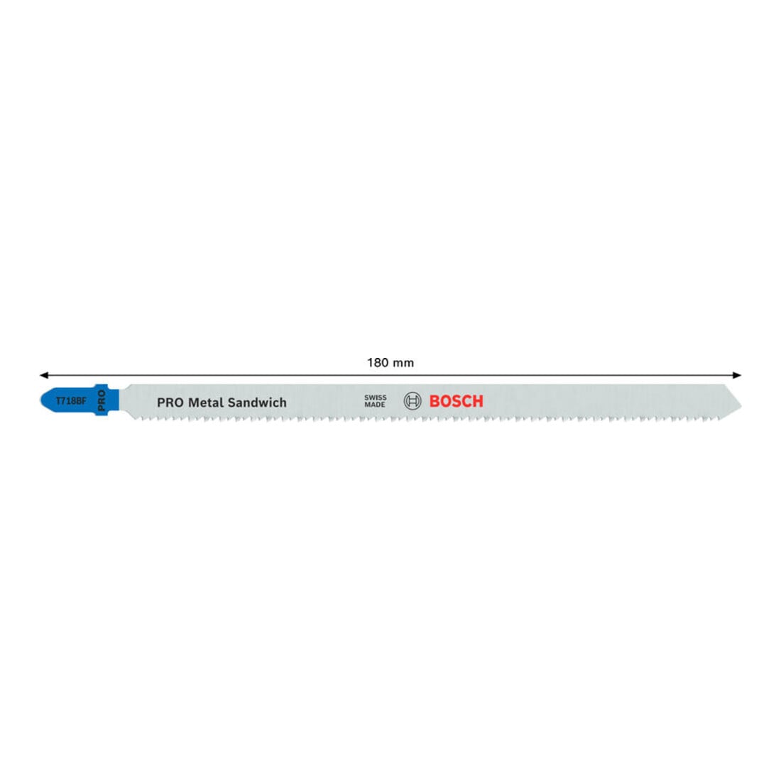 Bosch PRO Metal Sandwich T718BF Stichsägeblatt, 180 mm, 5-tlg.
