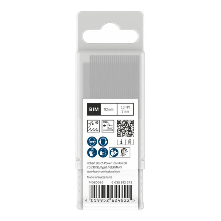Bosch PRO Metal thick T121BFC Stichsägeblatt, 92 mm, 25-tlg.