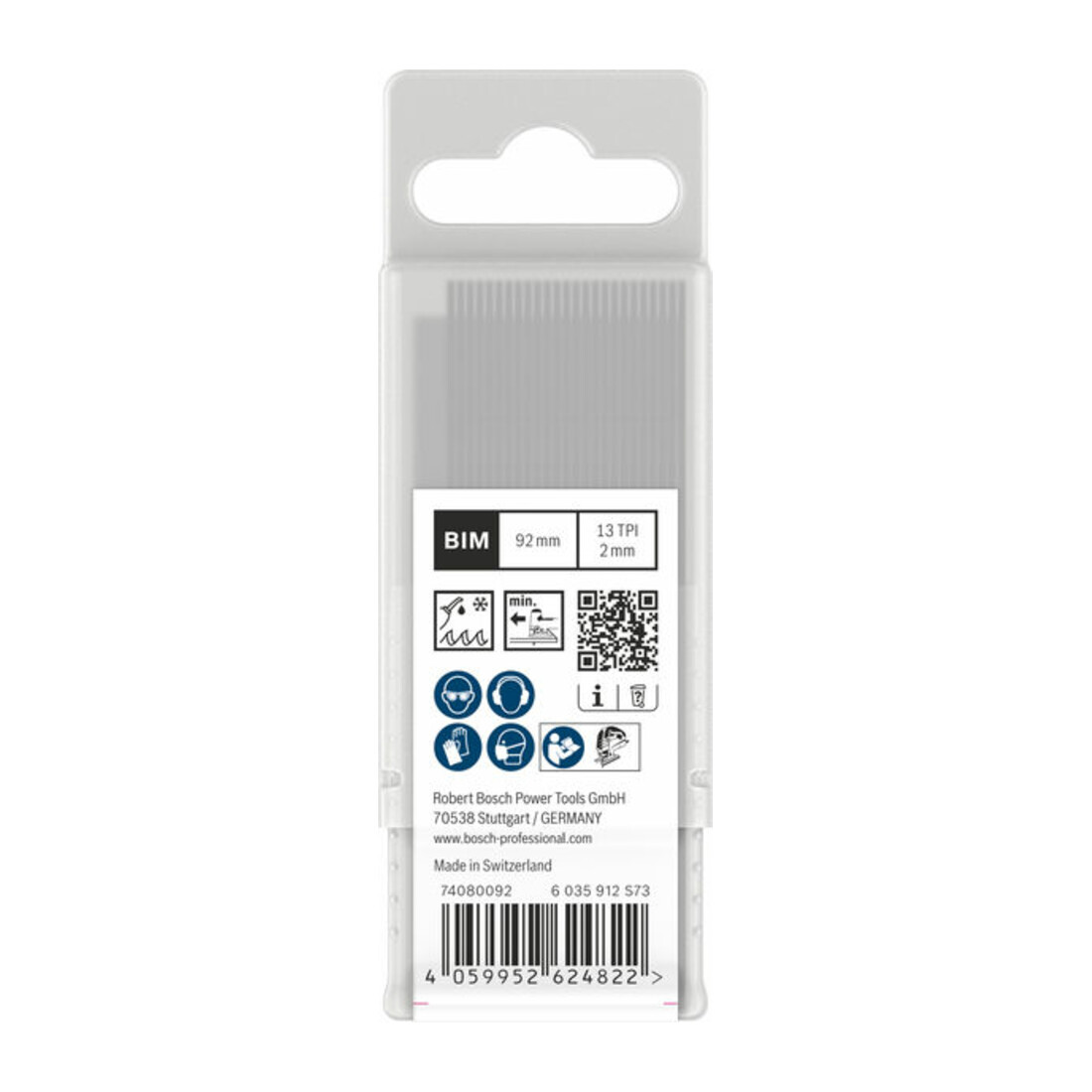 Bosch PRO Metal thick T121BFC Stichsägeblatt, 92 mm, 25-tlg.