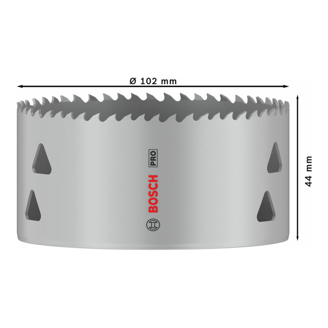 Bosch PRO Multi Material Lochsäge, 102 mm, mit Gewinde