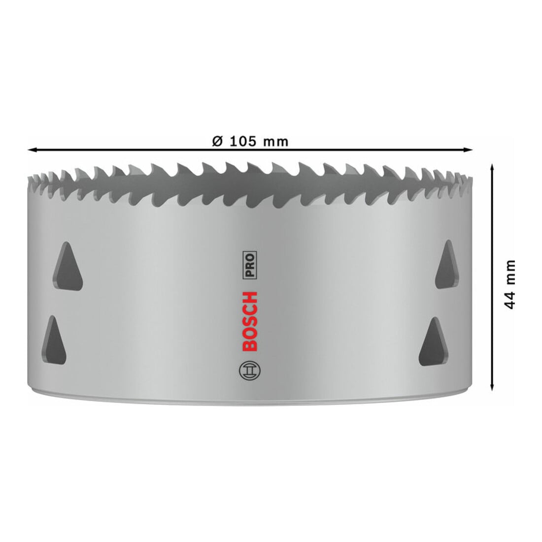 Bosch PRO Multi Material Lochsäge, 105 mm, mit Gewinde
