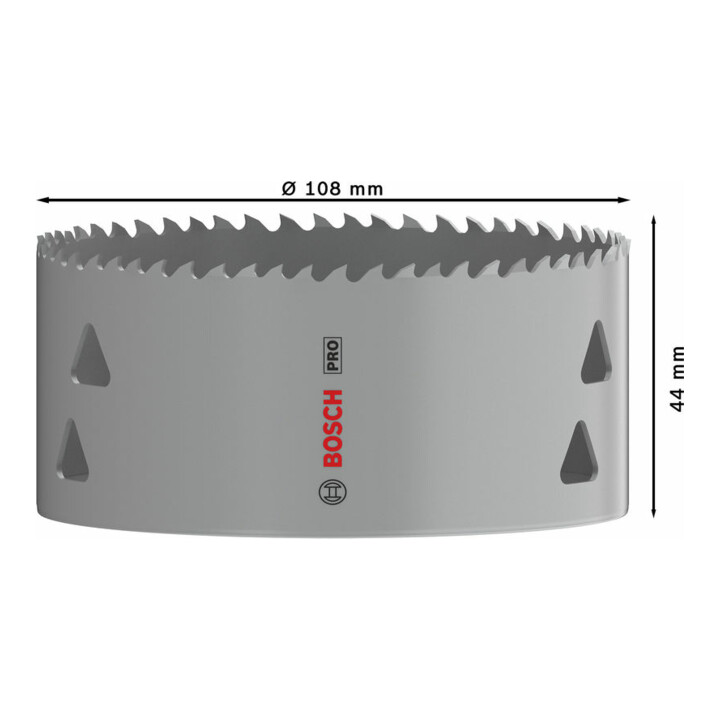 Bosch PRO Multi Material Lochsäge, 108 mm, mit Gewinde