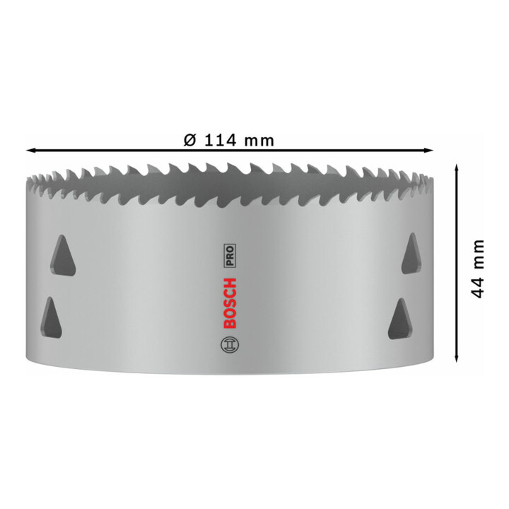 Bosch PRO Multi Material Lochsäge, 114 mm, mit Gewinde