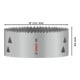 Bosch PRO Multi Material Lochsäge, 121 mm, mit Gewinde