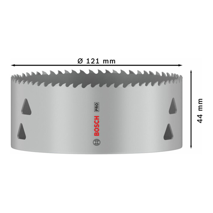 Bosch PRO Multi Material Lochsäge, 121 mm, mit Gewinde