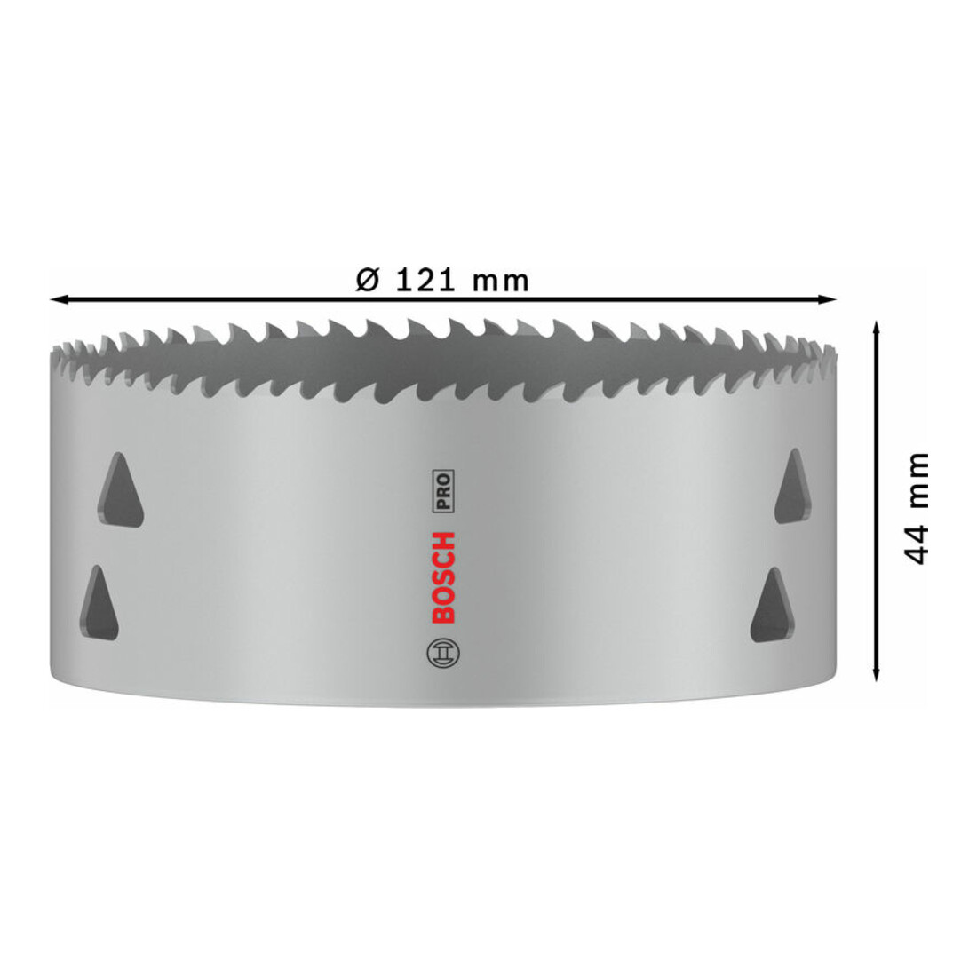 Bosch PRO Multi Material Lochsäge, 121 mm, mit Gewinde