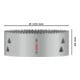 Bosch PRO Multi Material Lochsäge, 133 mm, mit Gewinde