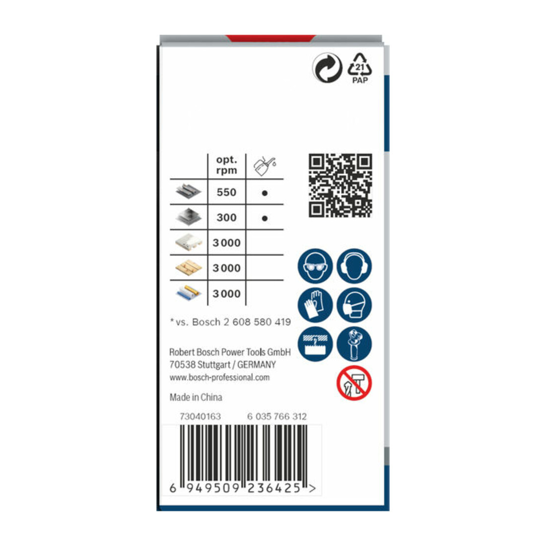 Bosch PRO Multi Material Lochsäge, 14 mm, mit Gewinde