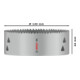 Bosch PRO Multi Material Lochsäge, 140 mm, mit Gewinde